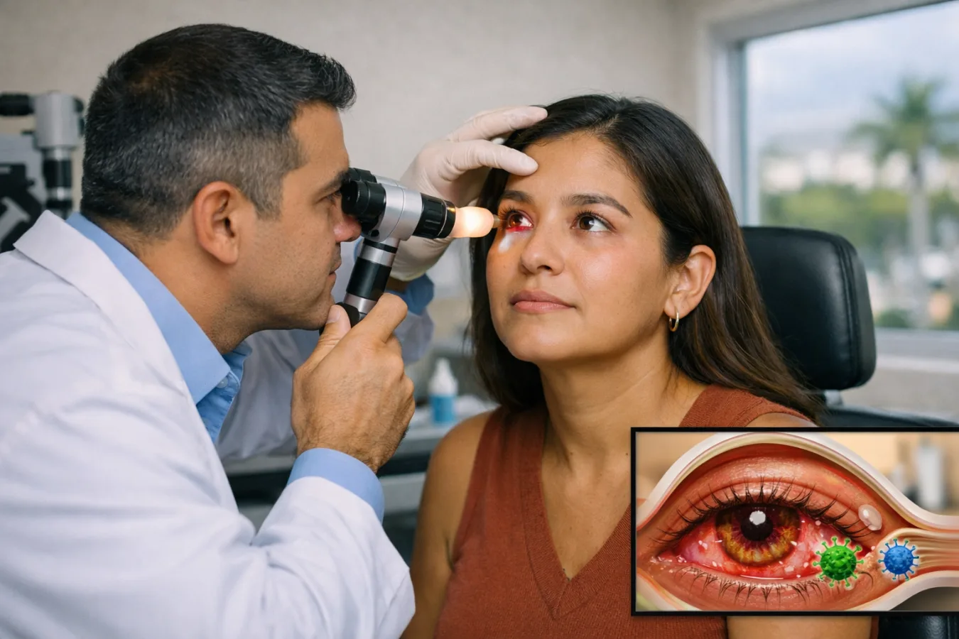 Cuidado especializado de la conjuntivitis en San Pedro Sula